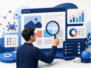 02researchandaudit Cloud Digital Solutions Poole Web Design Research and audit process icon